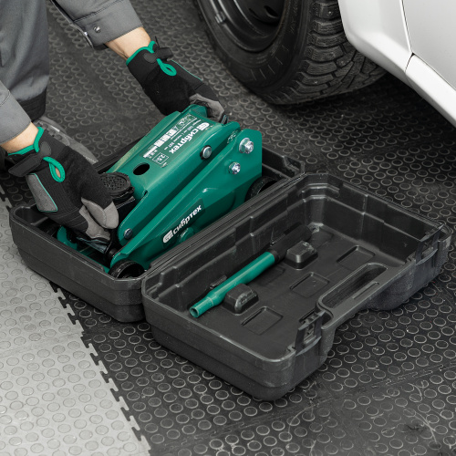 Домкрат гидравлический подкатной, 2,5 т, 148-387 мм, в пласт. кейсе Сибртех по ценам производителя в Челябинске с доставкой по всей России