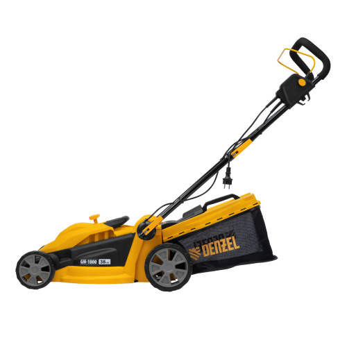 Газонокосилка электрическая GM-1800, 1800 Вт, шир. 38 см, 6 уров., травосб. 40 л. Denzel по ценам производителя в Челябинске с доставкой по всей России