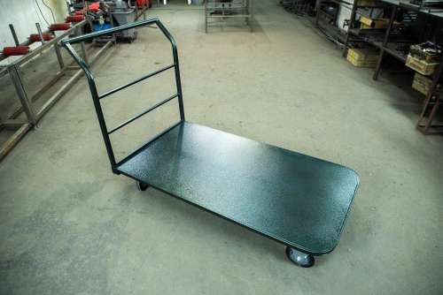 Тележка платформенная TOR ТП-4 (750х1400) г/п 435 кг (160 мм) по ценам производителя в Челябинске с доставкой по всей России