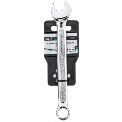 Ключ комбинированный, 14 мм, CrV, антислип Stels по ценам производителя в Челябинске с доставкой по всей России