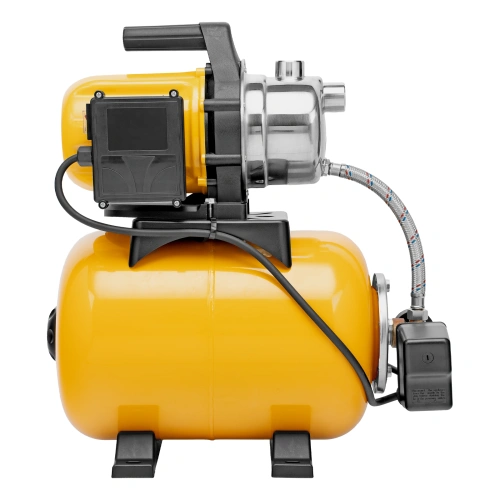 Насосная станция PS800X, 800 Вт, 3200 л/ч, ресивер 24 л, подъем 38 м, нержавейка Denzel по ценам производителя в Челябинске с доставкой по всей России