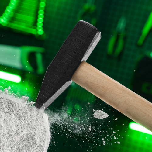 Молоток слесарный 1000 г, квадратный боек, деревянная рукоятка Сибртех по ценам производителя в Челябинске с доставкой по всей России