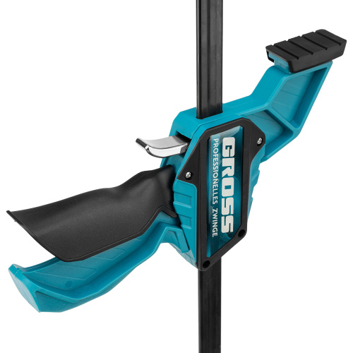 Струбцина реечная, быстрозажимная, пистолетного типа, пошаговый механизм, пластиковый корпус, 600мм Gross по ценам производителя в Челябинске с доставкой по всей России