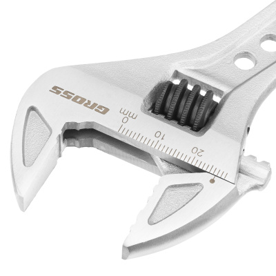 Ключ разводной, 200 мм, CrV, двухкомпонентная ручка Gross по ценам производителя в Челябинске с доставкой по всей России