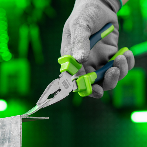 Плоскогубцы комбинированные, 180 мм, двухкомпонентные рукоятки Сибртех по ценам производителя в Челябинске с доставкой по всей России