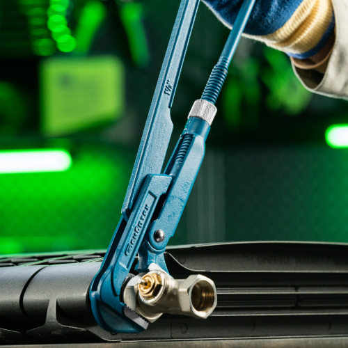 Ключ трубный рычажный №2, 1.5", литой, тип "L" Сибртех по ценам производителя в Челябинске с доставкой по всей России