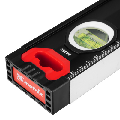 Уровень алюминиевый, усиленный, фрезерованный, 3 глазка, 400 мм Matrix по ценам производителя в Челябинске с доставкой по всей России