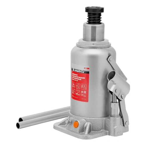 Домкрат гидравлический бутылочный, 20 т, h подъема 244-449 мм Matrix по ценам производителя в Челябинске с доставкой по всей России