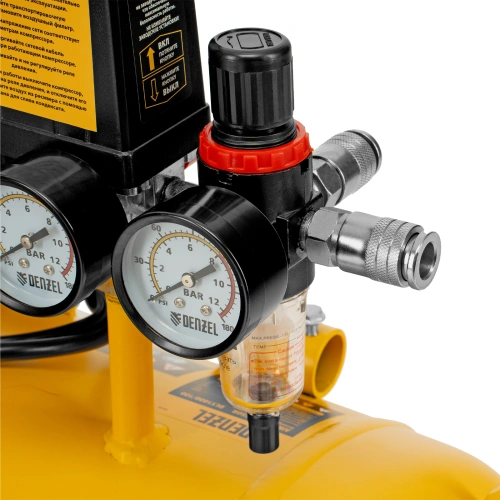 Компрессор безмасляный, малошумный DLS 3300/100, 3300 Вт,3x1100, 100 л, 570 л/мин ,блок управления Denzel по ценам производителя в Челябинске с доставкой по всей России