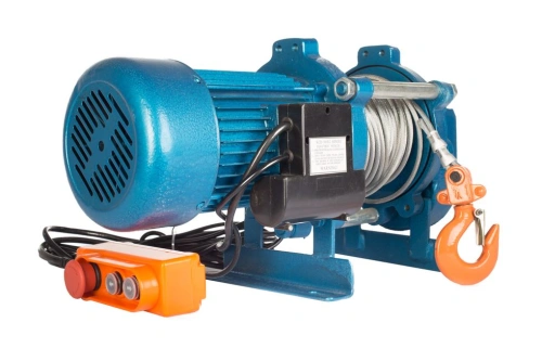 Лебедка электрическая  300 кг  30 м с канатом 220 В TOR KCD по ценам производителя в Челябинске с доставкой по всей России
