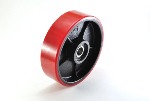 Колесо полиуретан 50х70 мм с подшипником для тележек гидравлических BFL15/BFWL по ценам производителя в Челябинске с доставкой по всей России