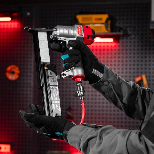 Нейлер-степлер пневматический 3 в 1, с регулировкой глубины забивания, гвозди 18GA, гвозди 16GA, скобы 18 GA Matrix по ценам производителя в Челябинске с доставкой по всей России