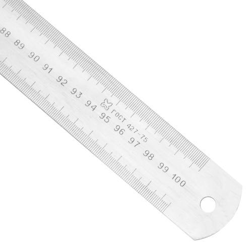 Линейка измерительная, 1000 мм, металлическая по ценам производителя в Челябинске с доставкой по всей России