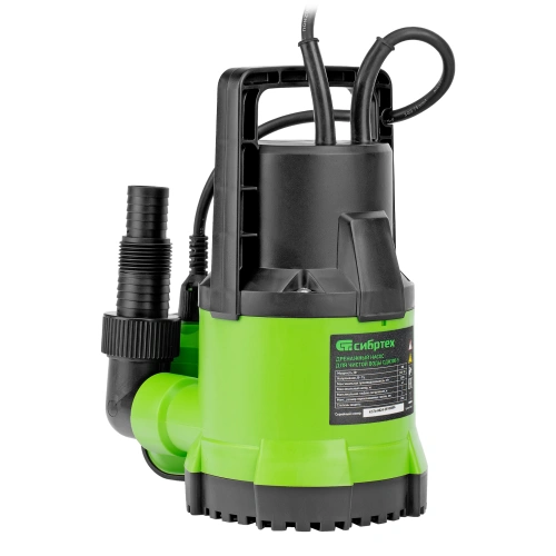 Дренажный насос для чистой воды СДН300-5, 300 Вт, напор 6.5м, 6500 л/ч Сибртех по ценам производителя в Челябинске с доставкой по всей России