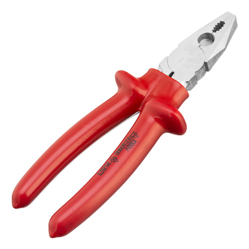 Плоскогубцы комбинированные, 200 мм, диэлектрические ручки до 1000 В, оцинкованные (НИЗ) по ценам производителя в Челябинске с доставкой по всей России