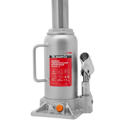 Домкрат гидравлический бутылочный, 12 т, h подъема 230-465 мм Matrix по ценам производителя в Челябинске с доставкой по всей России
