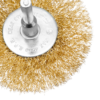 Набор щеток для дрели, 3 шт, 3 плоские, 50-63-75 мм, со шпильками, металлические Matrix по ценам производителя в Челябинске с доставкой по всей России