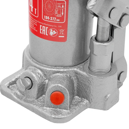 Домкрат гидравлический бутылочный, 4 т, высота подъема 194-372 мм, в пластиковый кейсе Matrix по ценам производителя в Челябинске с доставкой по всей России