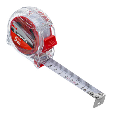 Рулетка Crystal,5 м х 25 мм,корпус из поликарбоната Matrix по ценам производителя в Челябинске с доставкой по всей России