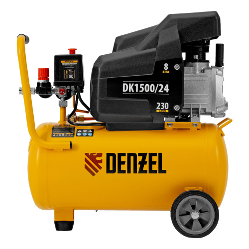 Компрессор воздушный DK1500/24, Х-PRO 1.5 кВт, 230 л/мин, 24 л Denzel по ценам производителя в Челябинске с доставкой по всей России