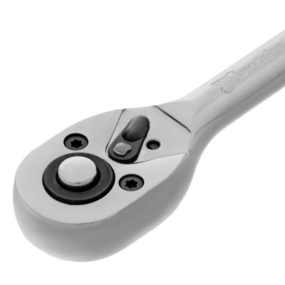 Ключ-трещотка 1/4", CrV, 45 зубьев, с быстрым сбросом, хром Matrix по ценам производителя в Челябинске с доставкой по всей России