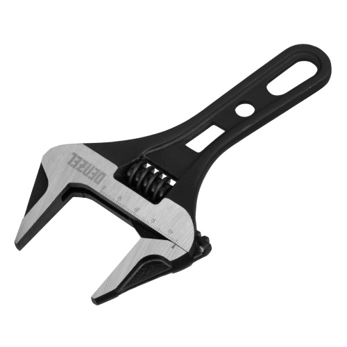 Ключ разводной 185 мм, CrV, кованый, укороченная рукоятка Denzel по ценам производителя в Челябинске с доставкой по всей России