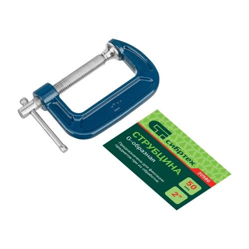 Струбцина G-образная, 50 мм Сибртех по ценам производителя в Челябинске с доставкой по всей России