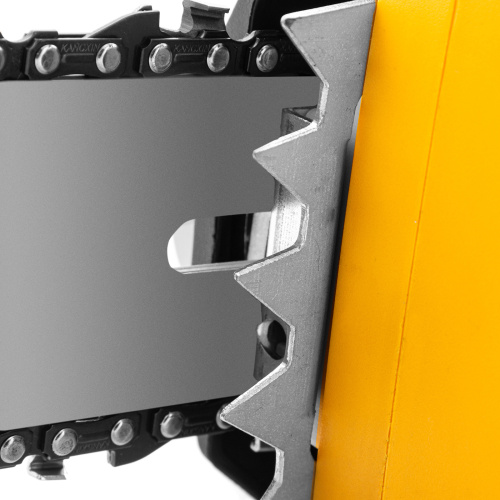 Пила цепная электрическая EDS-1800P, 1.8 кВт,поперечная, шина 40 см, шаг 3/8, паз 1.3 мм, 57 звеньев Denzel по ценам производителя в Челябинске с доставкой по всей России