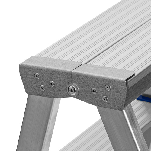 Стремянка двусторонняя 6 ступеней, алюминиевая, Сибртех по ценам производителя в Челябинске с доставкой по всей России