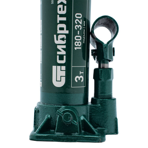 Домкрат гидравлический бутылочный, 3 т, 180-320 мм Сибртех по ценам производителя в Челябинске с доставкой по всей России