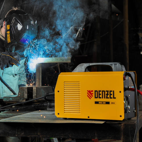 Аппарат инвертор. полуавтомат. cварки IMIG-200, 200 А, ПВ 60%, катушка 5 кг Denzel по ценам производителя в Челябинске с доставкой по всей России