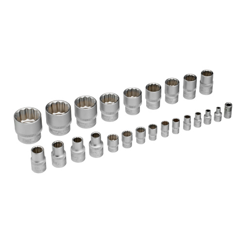 Набор инструментов, 1/2", 1/4", CrV, 12 гранные головки, пластиковый кейс, 76 предметов Stels по ценам производителя в Челябинске с доставкой по всей России