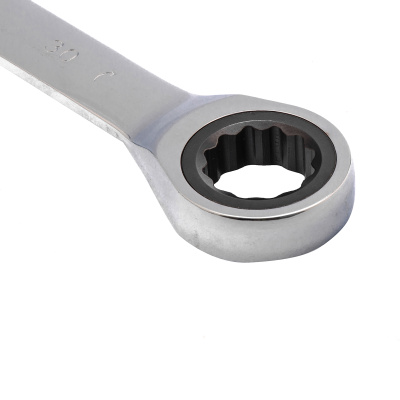 Ключ комбинированный трещоточный, 30 мм, CrV, зеркальный хром Matrix по ценам производителя в Челябинске с доставкой по всей России