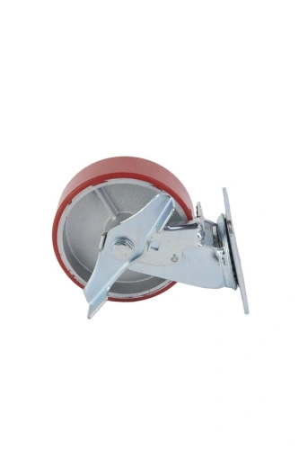 Колесо большегрузное поворотное SCpb 63 150 мм полиуретановое с тормозом (N) по ценам производителя в Челябинске с доставкой по всей России