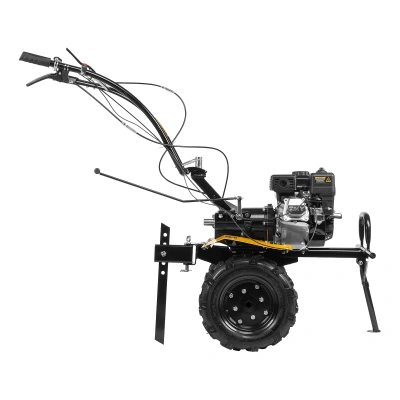 Мотоблок DPT-270X, 7 л.с., диск.сцеп, шир 90 см, глуб 35 см,фрез 3х4,ВОМ,скор 2В/1Н,кол 8" Denzel по ценам производителя в Челябинске с доставкой по всей России