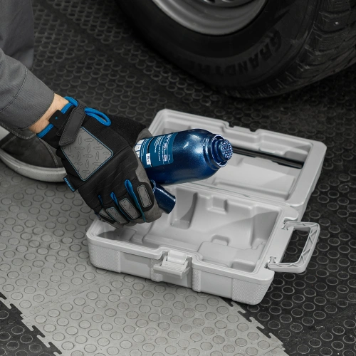 Домкрат гидравлический бутылочный, 5 т, h подъема 207-404 мм, в пластиковом кейсе Stels по ценам производителя в Челябинске с доставкой по всей России