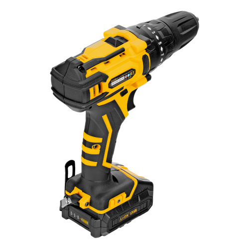 Дрель-шуруповерт аккумуляторная CDL-12-02BM, Li-Ion, 12 В, 2 акк. Denzel по ценам производителя в Челябинске с доставкой по всей России