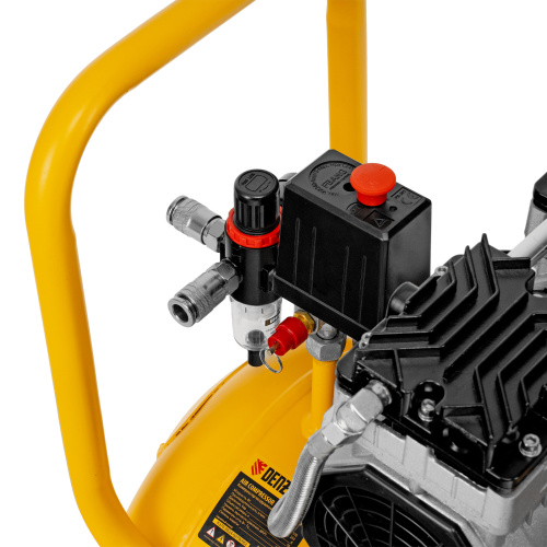 Компрессор безмасляный, малошумный DLS 1500/50, 1500 ВТ, 2x750, 50 л, 260 л/мин Denzel по ценам производителя в Челябинске с доставкой по всей России