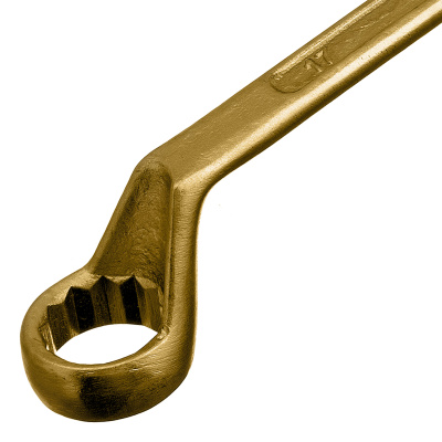 Ключ накидной, 13 х 17 мм, желтый цинк Сибртех по ценам производителя в Челябинске с доставкой по всей России