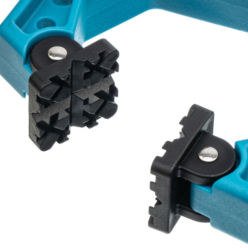 Струбцина клещеобразная 2-1/4, пластиковый корпус, храповой механизм жесткой фиксации, 58 мм Gross по ценам производителя в Челябинске с доставкой по всей России