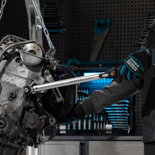 Ключ динамометрический, 20-200 Нм, 1/2", CrV Gross по ценам производителя в Челябинске с доставкой по всей России