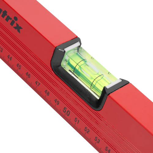 Уровень алюминиевый, 1000 мм, 3 глазка, красный, линейка Matrix по ценам производителя в Челябинске с доставкой по всей России