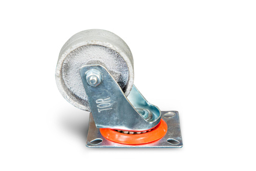 Колесо поворотное чугунное EM01 VKV 80 80 мм термостойкое по ценам производителя в Челябинске с доставкой по всей России