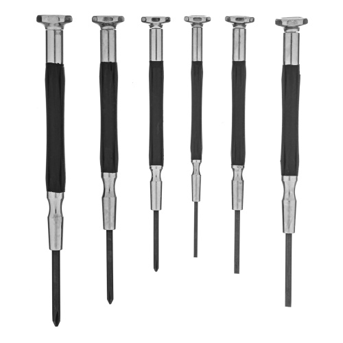 Набор отверток для точной механики, CrMo, металлические обрезиненные рукоятки, 6 шт, бокс трансформер Gross по ценам производителя в Челябинске с доставкой по всей России