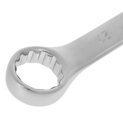 Ключ комбинированный, 27 мм, CrV, полированный хром Matrix по ценам производителя в Челябинске с доставкой по всей России