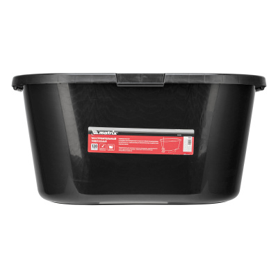Таз строительный прямоугольный универсальный, 120л, ударопрочный Matrix по ценам производителя в Челябинске с доставкой по всей России