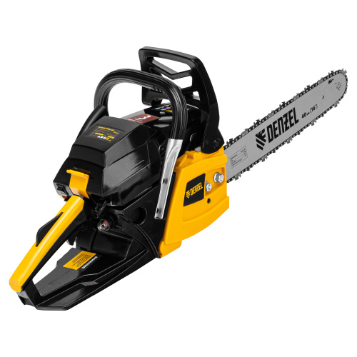 Пила цепная бензиновая DGS-4516, шина 40 см, 45 см3, 3 л.с, шаг 3/8, паз 1.3 мм, 57 звеньев Denzel по ценам производителя в Челябинске с доставкой по всей России