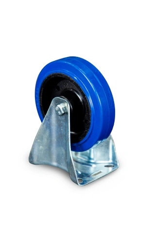 Колесо неповоротное из эластичной резины MW100 125 мм по ценам производителя в Челябинске с доставкой по всей России