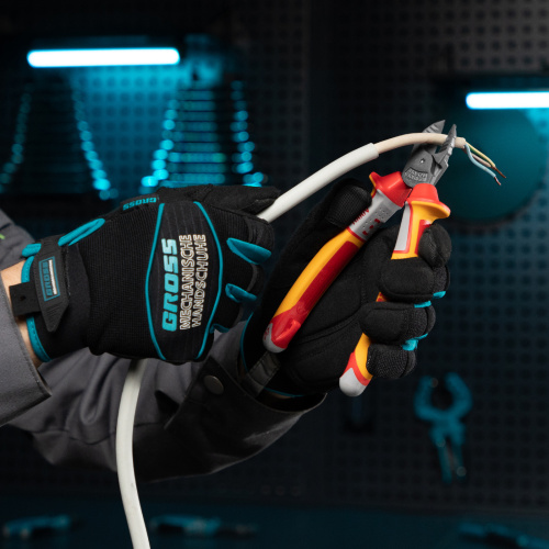 Бокорезы, диэлектрические рукоятки, до 1000 В, трехкомпонентные рукоятки, 180 мм Gross по ценам производителя в Челябинске с доставкой по всей России