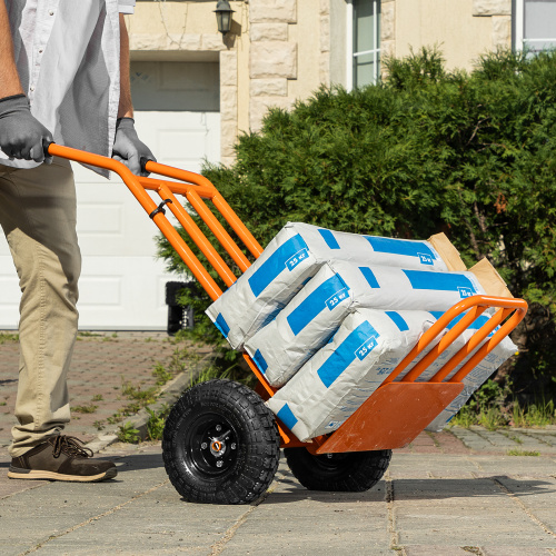 Тележка ручная 2-х колесная, облегченная, г/п 150кг, откидная платформа 430х355мм Сибртех по ценам производителя в Челябинске с доставкой по всей России